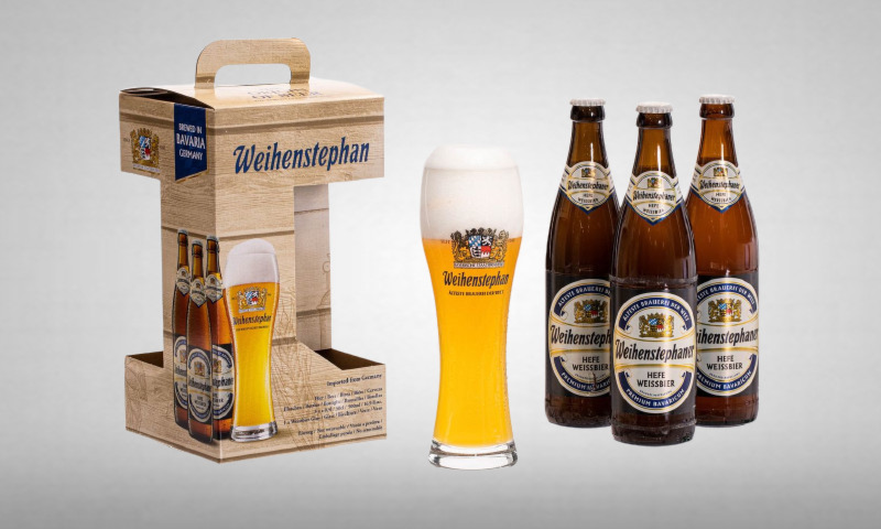 Weihenstephaner Hefe Weizen Bierpakket Weihenstephaner Hefe Weizen Bierpakket